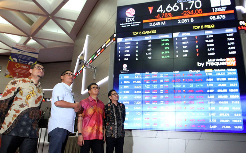  IHSG PARKIR DI ZONA MERAH