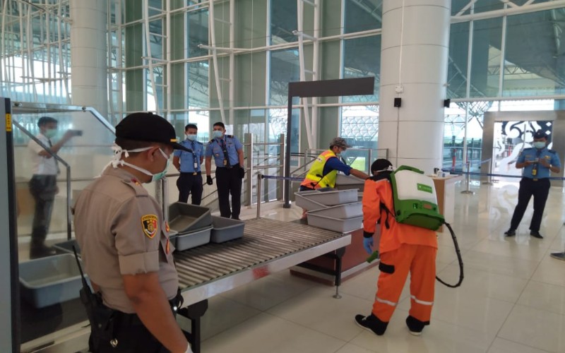  Rutin Lakukan Pencegahan Corona, Bandara Kertajati Tetap Beroperasi Normal