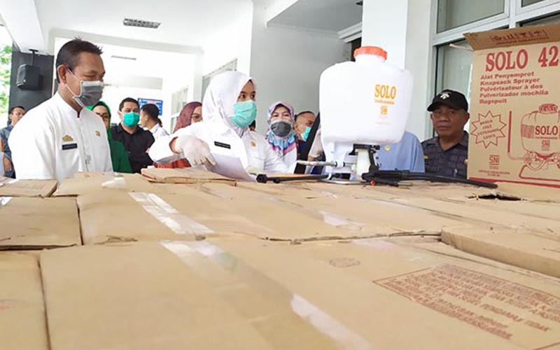  Pemkot Palembang Gelar Penyemprotan Disinfektan Massal di 18 Kecamatan