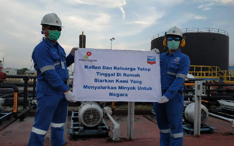  Chevron Terapkan Bekerja Jarak Jauh, Pembatasan Sosial dan Peduli Petugas Medis Riau