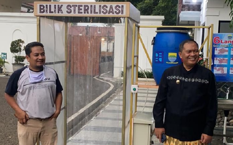  Bilik Disinfektan akan Dipasang di Sejumlah Titik di Kota Bandung