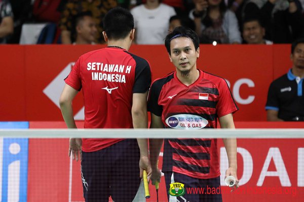 Ganda putra, Hendra Setiawan-Mohammad Ahsan/Badminton Indonesia