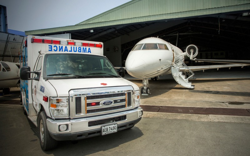  Pesawat Ambulans Udara Lionair Filipina Terbakar di Manila