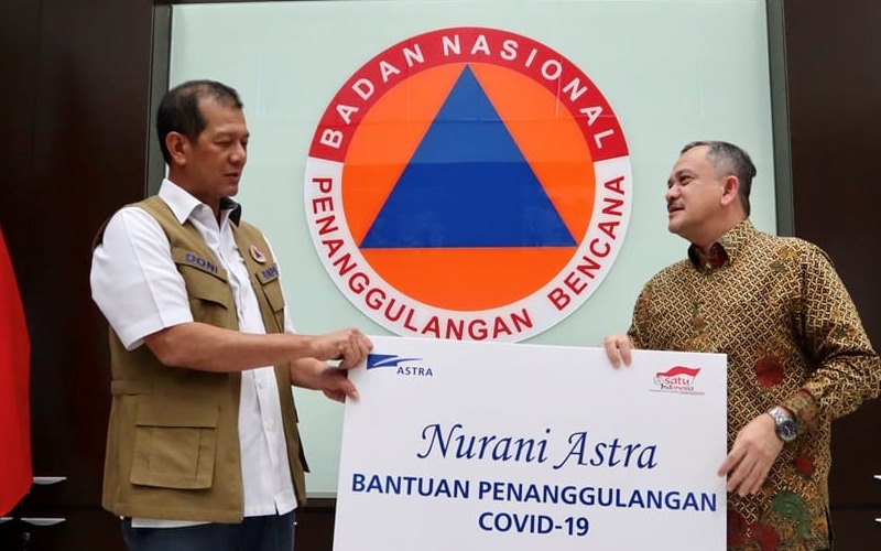  Astra Group Serahkan Bantuan Atasi Corona ke BNPB