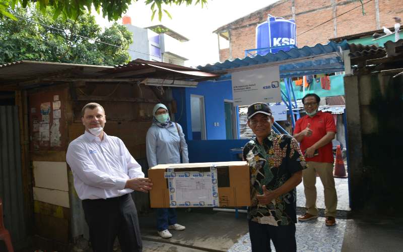  KSB Indonesia Dukung Program untuk Cegah Virus Covid-19 dengan Revitalisasi MCK