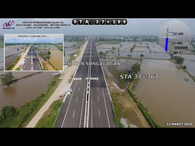  Tol Palembang-Kayuagung Beroperasi 1 April, Perjalanan Palembang-Lampung hanya 3 Jam
