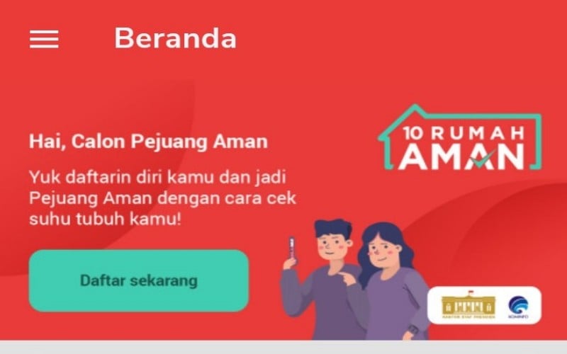  KSP dan Kominfo Luncurkan Aplikasi Cek Mandiri dan Hindari Virus Corona