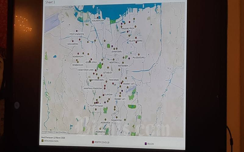  Update Kasus Corona Jakarta: 794 Positif dan 87 Meninggal 