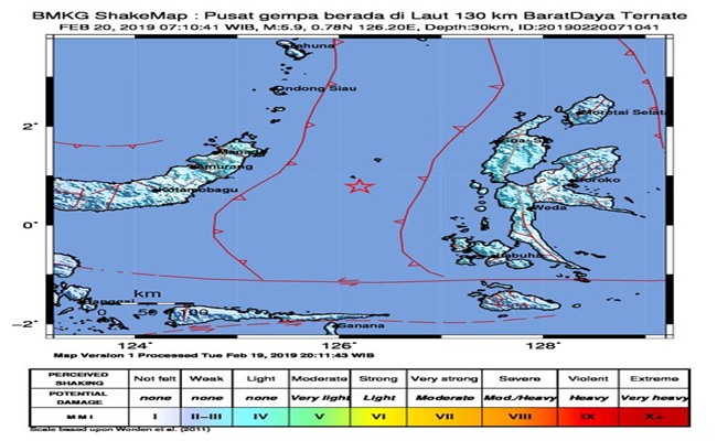  BMKG Catat 965 Gempa Sepanjang Maret 2020, 16 Bermagnitudo Besar