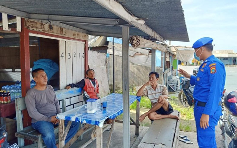  Atasi Corona, Pengawasan Pelabuhan Kecil di Bangka Barat Diperketat