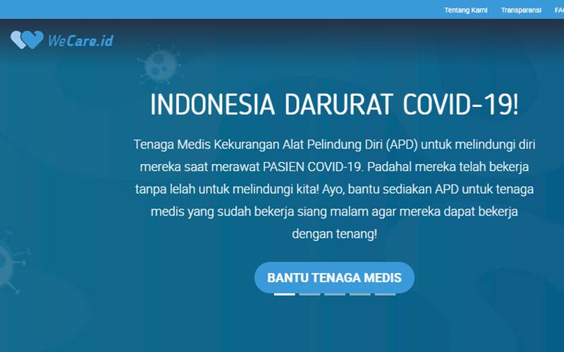  WeCare.id Gandeng Perusahaan dan Selebritas Galang Dana untuk Tenaga Medis