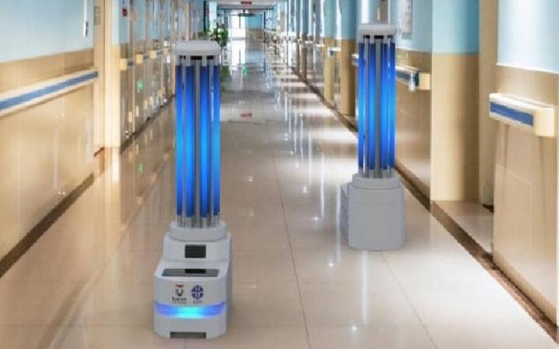  Kolaborasi LIPI dan Telkom Universty Ciptakan Robot Disinfektan Corona