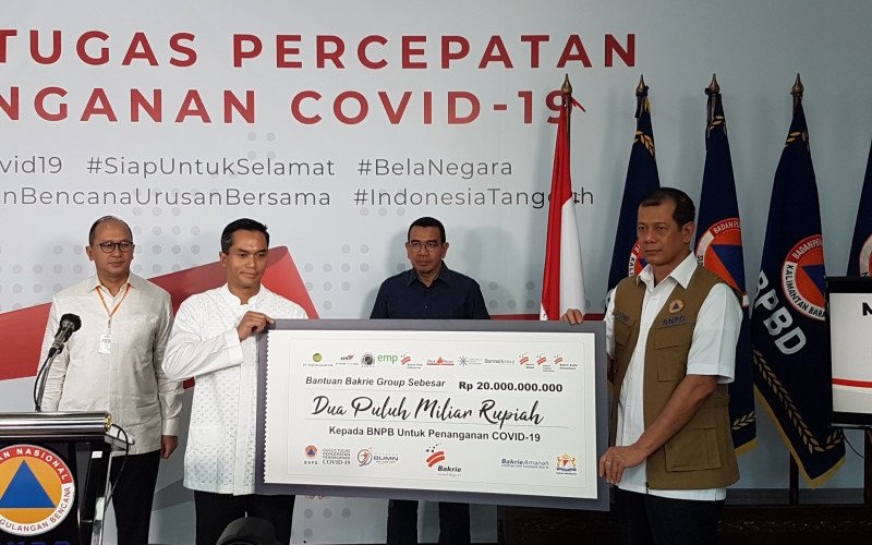  Bantu Atasi Corona, Bakrie Group Dapat Penghargaan dari Menteri BUMN