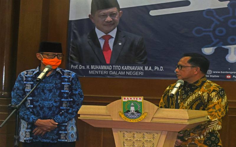  Gubernur Banten Restui Tangerang Raya Berlakukan PSBB