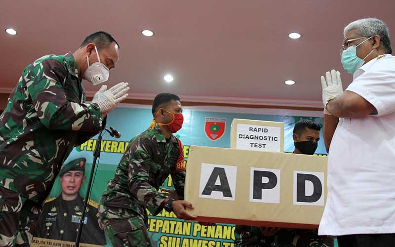  PANGDAM BERIKAN BANTUAN APD