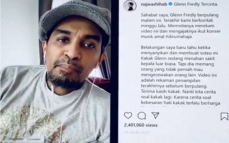  Najwa Shihab Sebut Glenn Fredly Menahan Sakit Kepala Luar Bisa