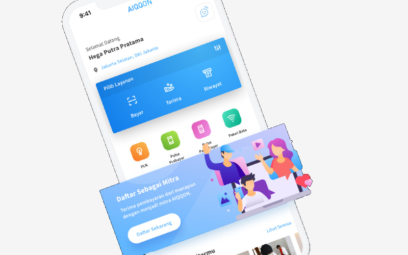  Aplikasi Aiqqon Dukung Bank Indonesia Hadirkan Cashless & Contactless
