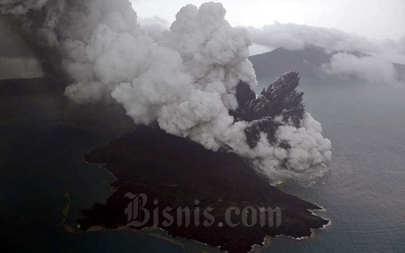  Dampak Erupsi Gunung Anak Krakatau Tidak Sampai ke Jawa dan Sumatra