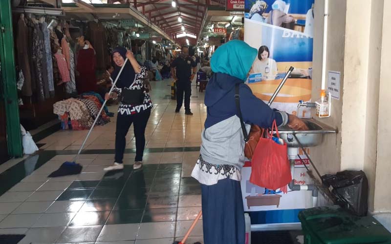  Dampak Corona: Pedagang Pasar Kota Jogja Dapat Diskon Retribusi 75 Persen