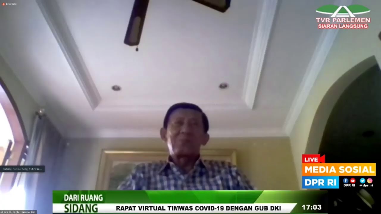  Debut Wagub DKI, Riza Patria Mati Gaya saat Rapat dengan DPR
