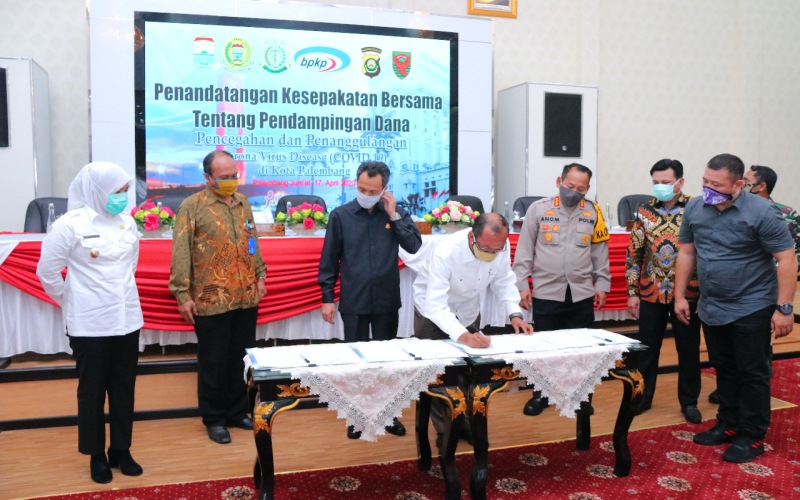  Pemkot Palembang Libatkan Aparat Hukum & BPKP Kawal Dana Covid-19