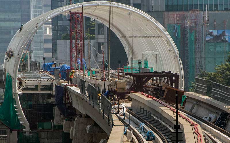  PROGRES PEMBANGUNAN LRT JABODEBEK