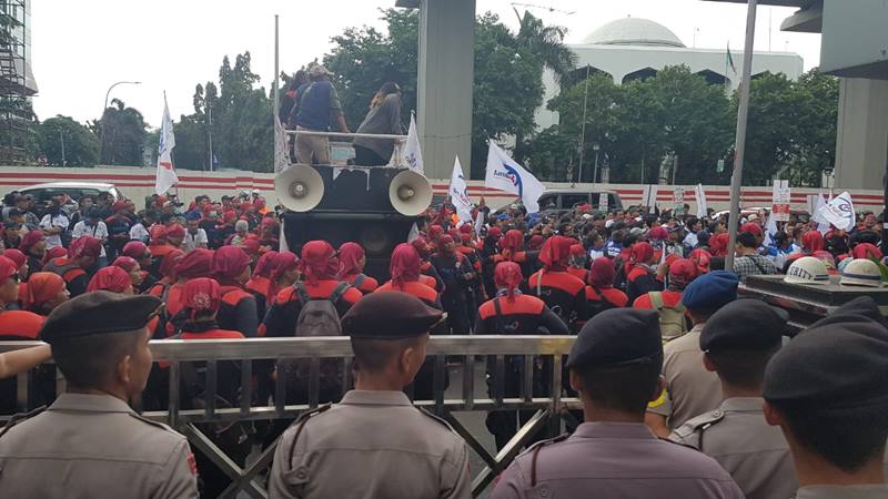  Polri Pastikan Tak Beri Izin Demo Buruh pada 30 April