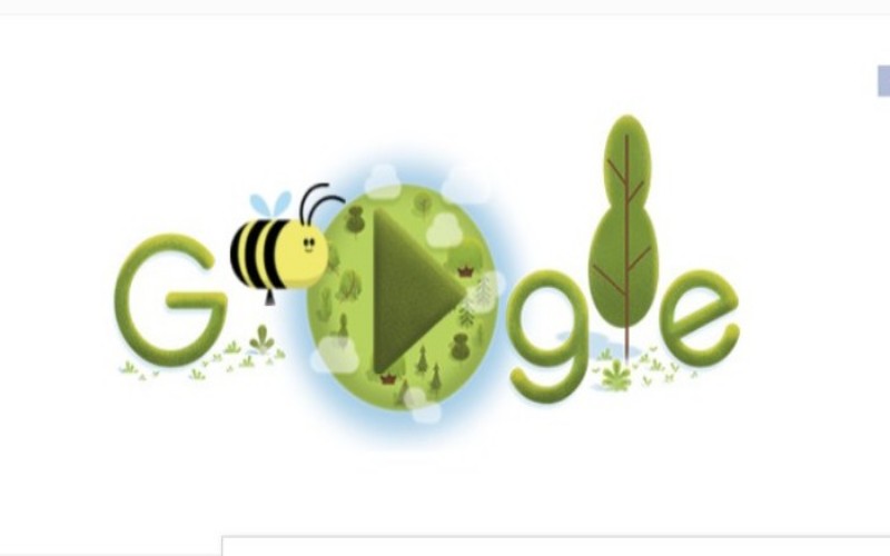  Google Doodle Rayakan Hari Bumi 2020 dengan Lebah Interaktif