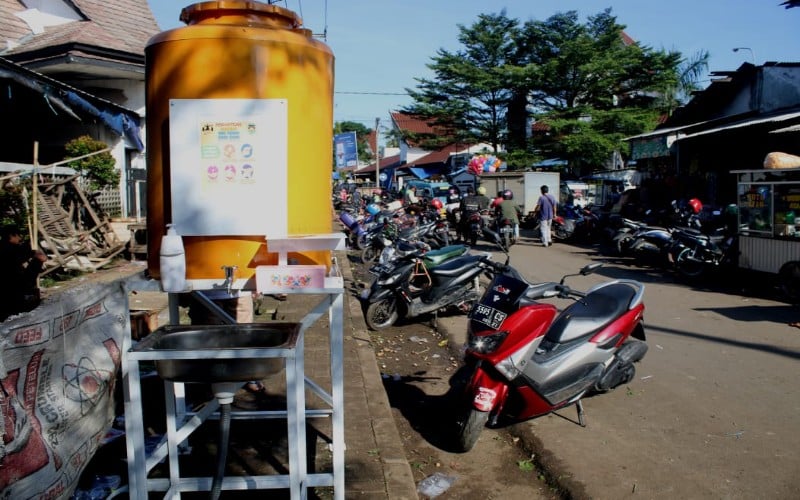  Cegah Penyebaran Covid-19, Purwakarta Siapkan Fasilitas Kebersihan di Pasar Tradisional