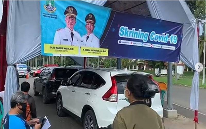  Hari Ini, Banten Gelar Skrining Covid-19 di 12 Lokasi Berikut 