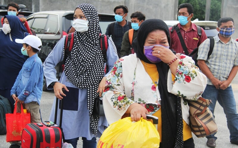  Riau Menerima Kedatangan 163 Orang WNI dari Malaysia