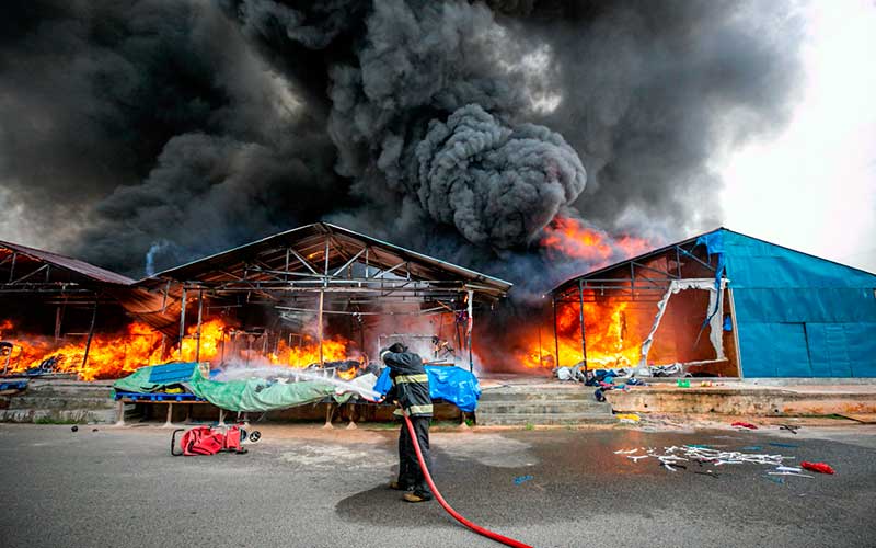  KEBAKARAN PASAR DI BATAM