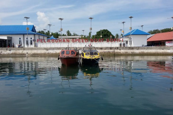 Pelabuhan speedboat Sofifi, Maluku Utara./Antara