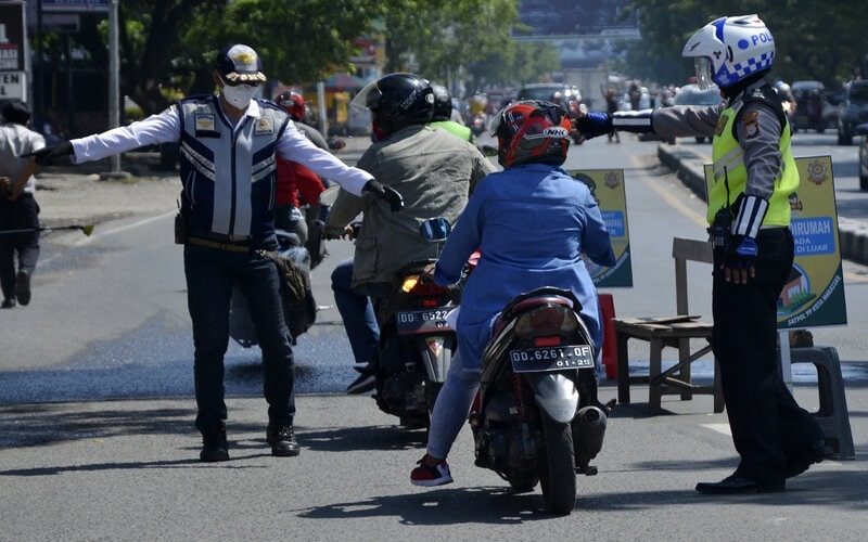  Hari Pertama PSBB Makassar, Aktivitas Kendaraan Komersial Dihentikan