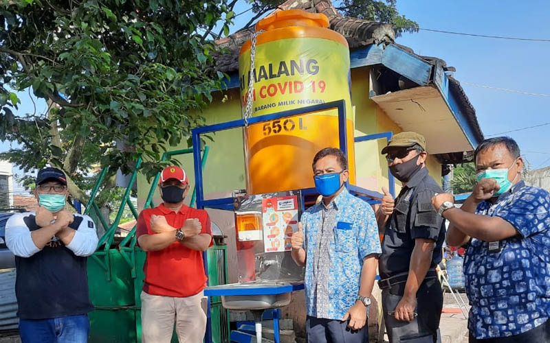  Pasar Tradisional di Kota Malang Dilengkapi Wastafel Portable sesuai Protokol Corona