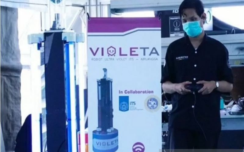  Violeta, Robot Sterilisasi Ruangan Ciptaan ITS dan Unair