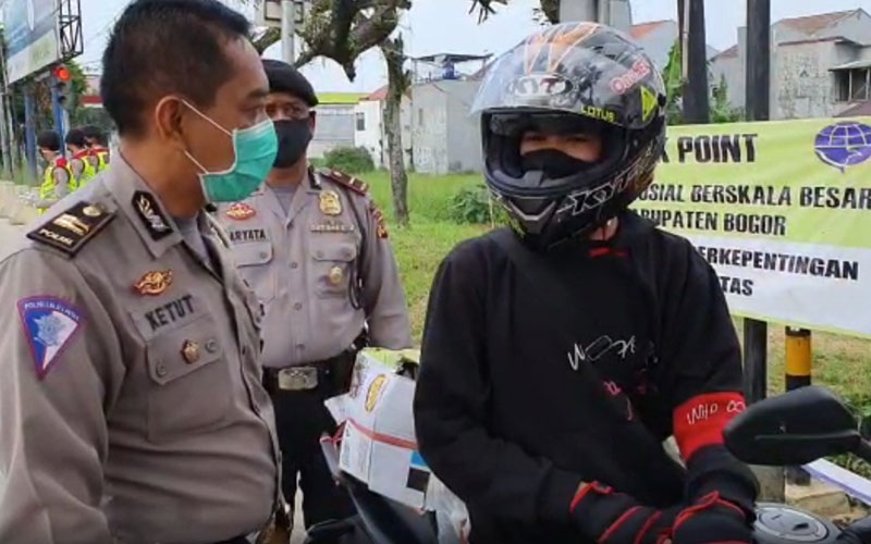  Polres Bogor Sekat Perbatasan dengan Cianjur & Sukabumi