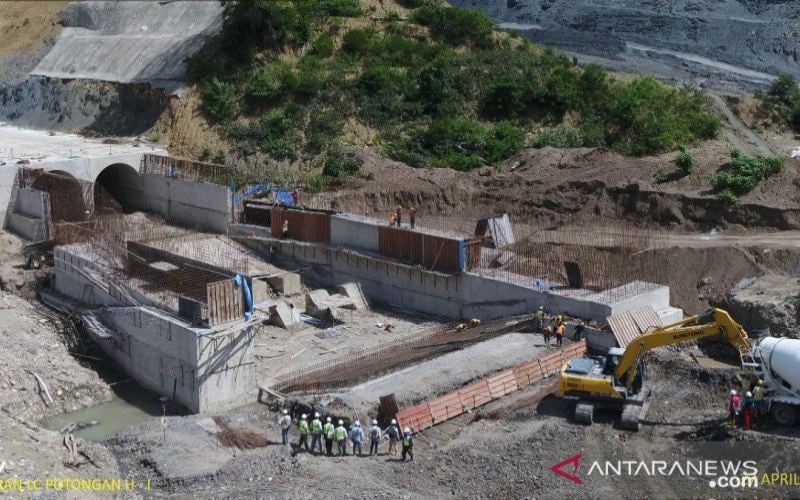  Pembangunan Bendungan Temef Paket 1 Capai 37,5 Persen