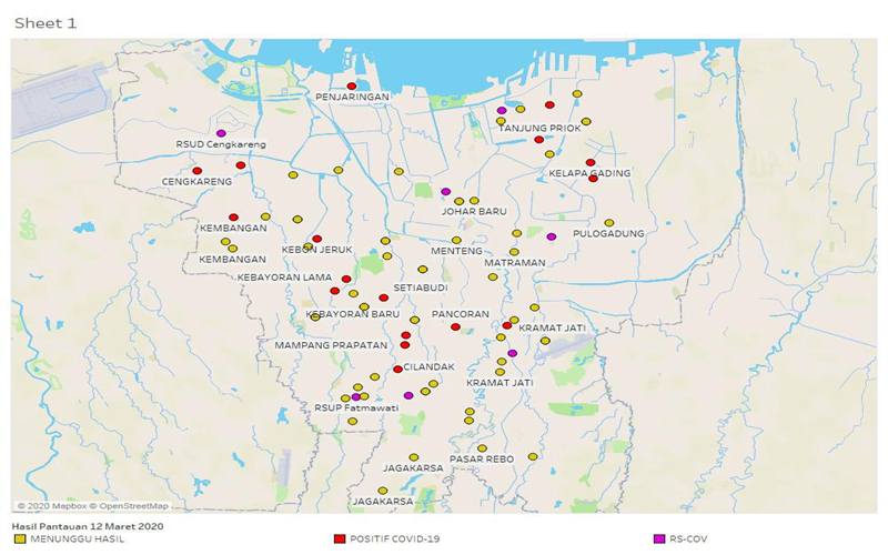  14 Kelurahan Berikut Punya Kasus Covid-19 Terbanyak di DKI