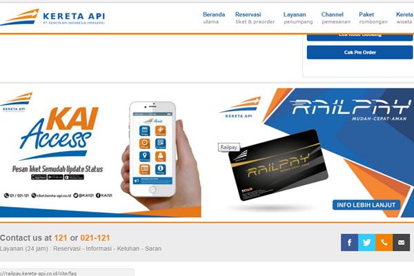  KAI Access Percepat Pengembalian Uang Pembatalan Tiket Kereta