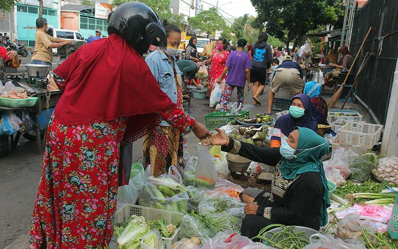  AKTIVITAS PASAR SAAT PSBB DI SURABAYA