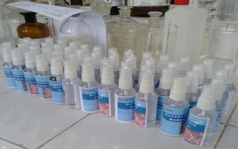 Bebaskan Cukai Etil Alkohol, Bea Cukai Medan Fasilitasi Produksi Hand Sanitizer