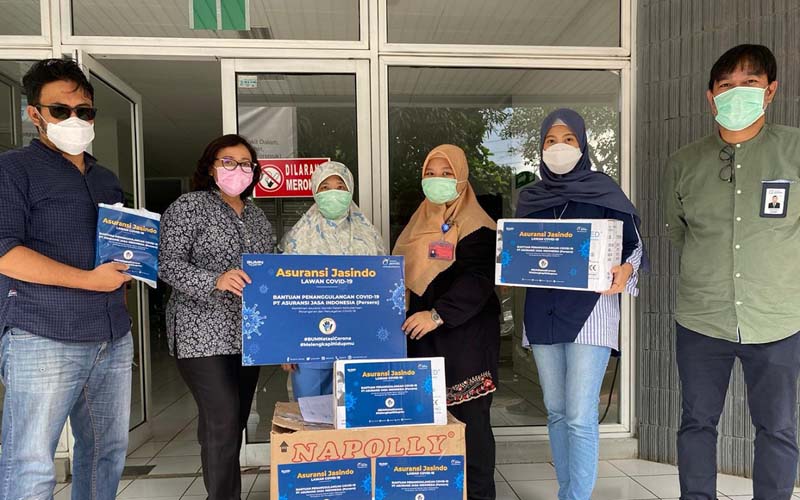  Asuransi Jasindo Beri Bantuan RS Rujukan Covid-19 di 6 Kota
