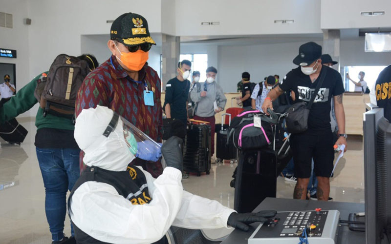  Tiba di Bali, 159 PMI Kapal Pesiar Jalani Test Swab Corona