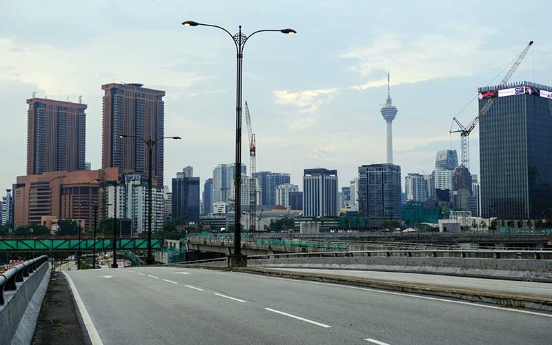  Begini Aktivitas Bisnis di Kuala Lumpur Hari Pertama Setelah Longgarkan Lockdown