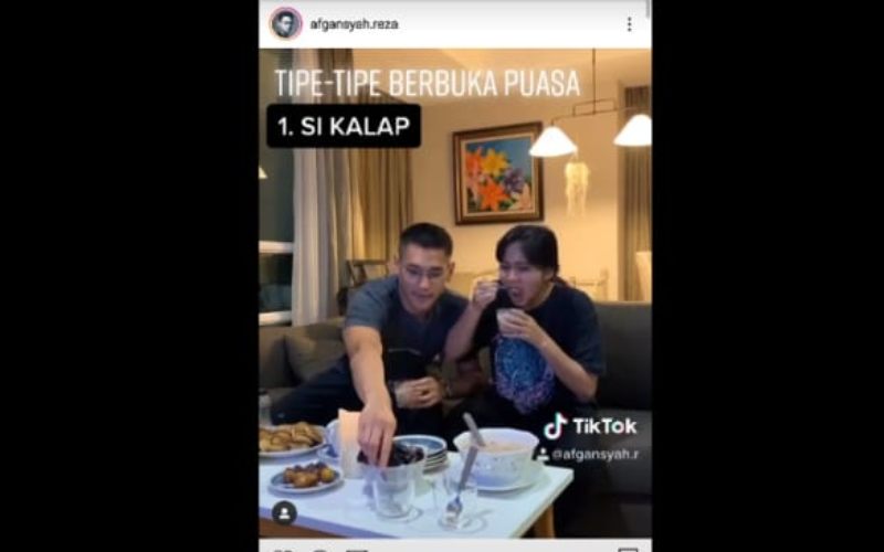 Tipe-tipe berbuka puasa./tangkapan layar instagram