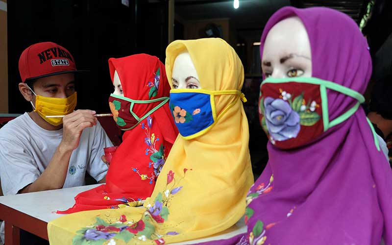  PRODUKSI JILBAB MASKER LUKIS