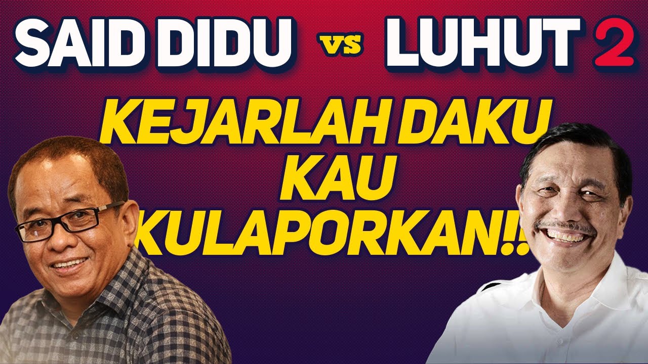  Said Didu vs Luhut, Said Didu Janji Penuhi Panggilan Kedua Bareskrim 11 Mei