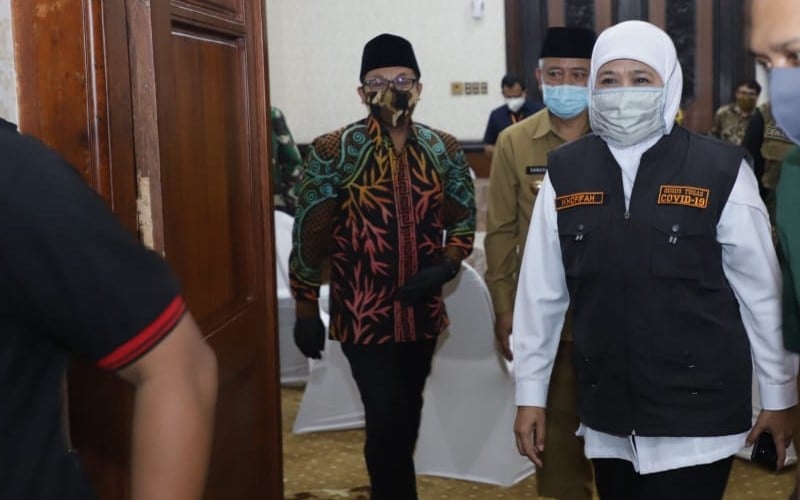  Gubernur Jatim Khofifah Setujui Pemberlakuan PSBB di Malang Raya