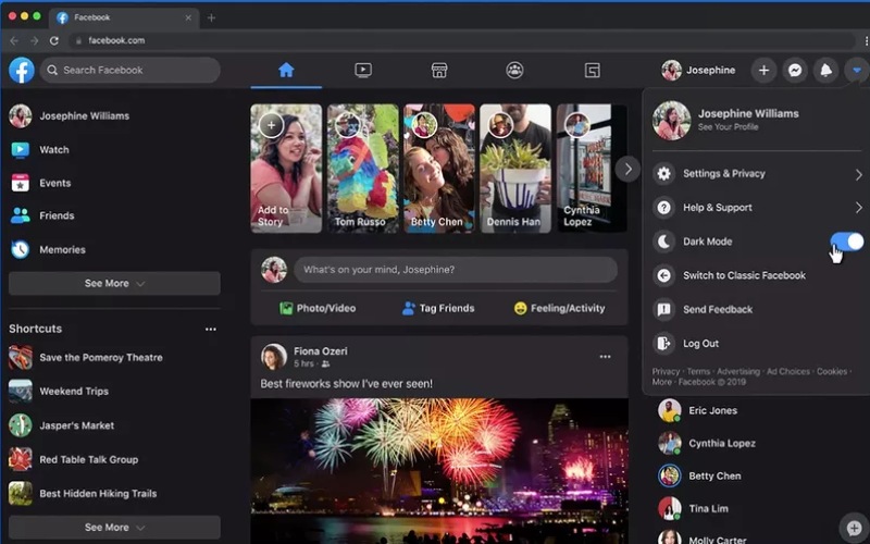  Ini Cara Aktifkan Fitur Dark Mode Facebook